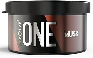 Involve Your Senses One Musk Organic Car Perfume, Involve Your Senses Strong Fiber Air Freshener to Freshen'up Your Car - IONE01-40 g,Car Accessories interior car perfumes and fresheners