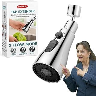 PANCA Tap Extender for Kitchen Sink | 360 Rotating Flexible Faucet Extension with 3 Spray Modes | Kitchen Accessories Items for Home, Wash Basin Tap, Water Tap Filter, Kitchen Tools & Gadgets