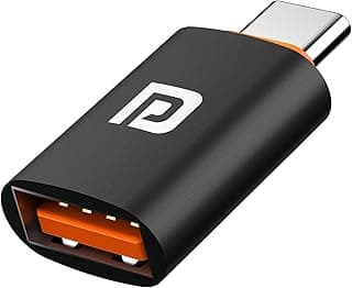 Portronics Bridge Y USB 3.0 to Type C OTG Adaptor, 10Gbps High Speed Data Transfer, Thunderbolt to USB Adapter, Compatible for All Type C Devices, Smartphone, Laptops, Tablets, Chargers, MacBook