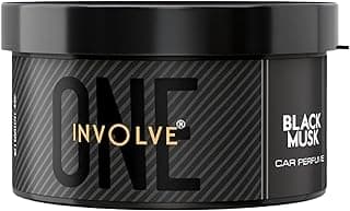 Involve One Black Musk Car Perfume -IONE13-45g | Strong Fiber Car Air Freshener | Long Lasting Musk Fragrance | Car Perfumes Luxury | Car Fresheners Long Lasting | Car Accessories 2025