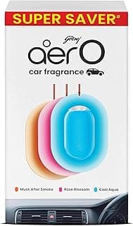 Godrej aer O – Hanging Car Air Freshener – Assorted Pack of 3 (22.5g) | Gel Lasts up to 30 days | Car Accessories