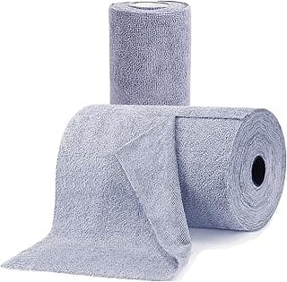 Microfiber Cleaning Cloth Roll Kitchen Towel Roll Reusable Kitchen Towel Micro Fiber Cloth for Car Cleaning Clothes Kitchen Cloth for Cleaning | 20 Pack