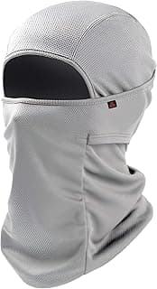 Autofy Balaclava for Men Face Mask for Bikers Buff Helmet for Bike Helmet Mask Full Face Mask Bike Accessories Men Women Universal Size Washable Sweat Absorber (Grey)