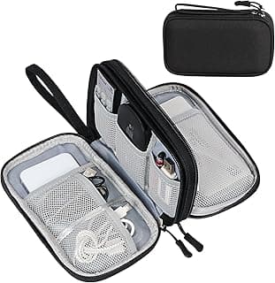SaleOn 8.3X5 inch Portable Storage Organizer for USB Cable, Earphone, Power Bank,Charger, Hard Disk & Digital Gadgets, with Mesh Pockets Size Inside's Material and Color May Vary
