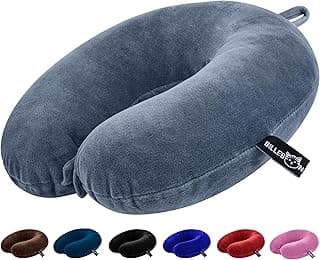 Billebon Premium Neck Pillow for Travelling Airplane Travel Pillow Comfortable Head Rest Neck Holder Pillow (Grey)